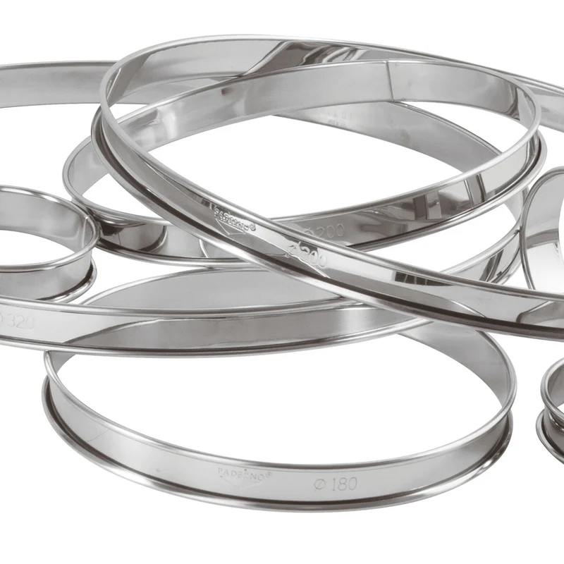 Fascia inox rotonda ø cm.14 h.2