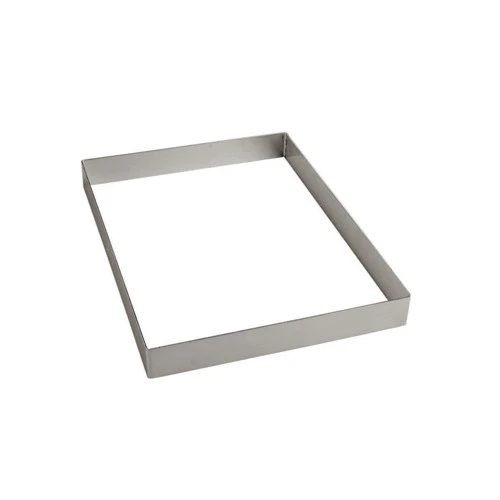 Fascia inox rettangolo cm.60x40 h.5
