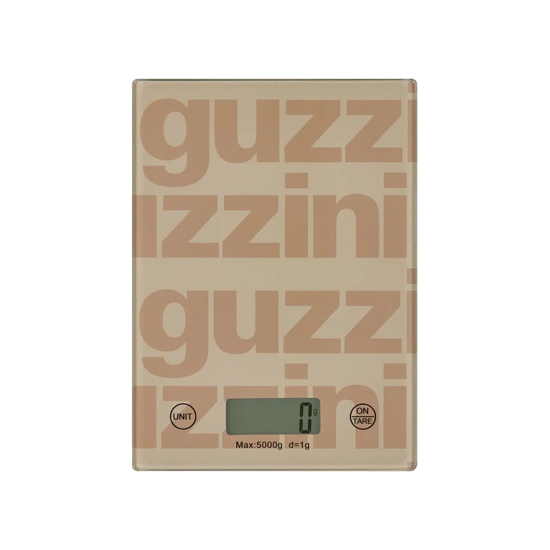 Bilancia Da Cucina - Rettangolare In Vetro / Label