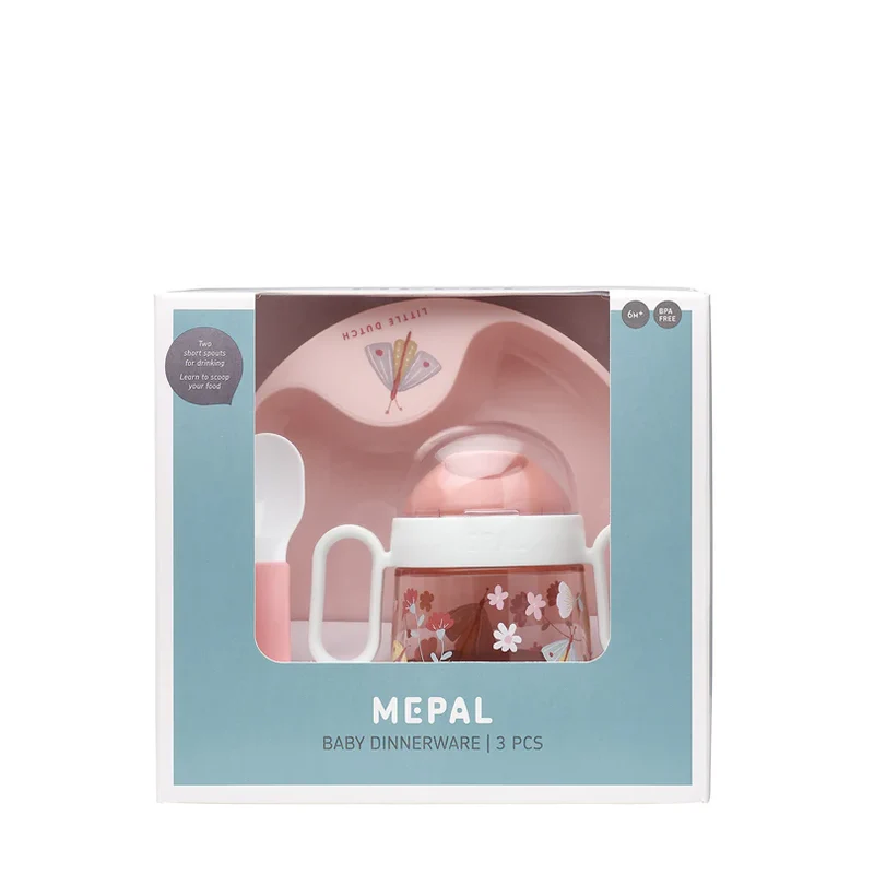 Set 3 Pezzi pappa per neonati "Mio - Flowers & Butterflies"