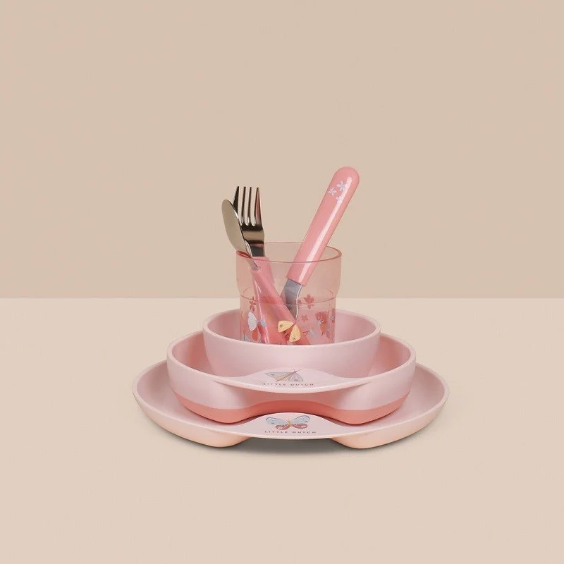 Coppetta alta per bambini "Mio - Flowers & Butterflies"