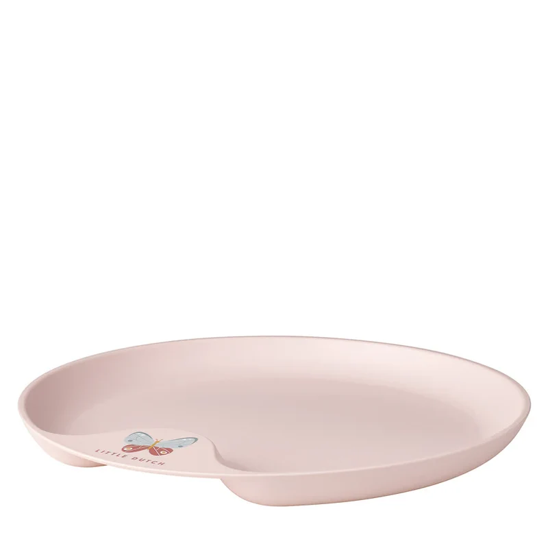 Piatto piano per bambini "Mio - Flowers & Butterflies"
