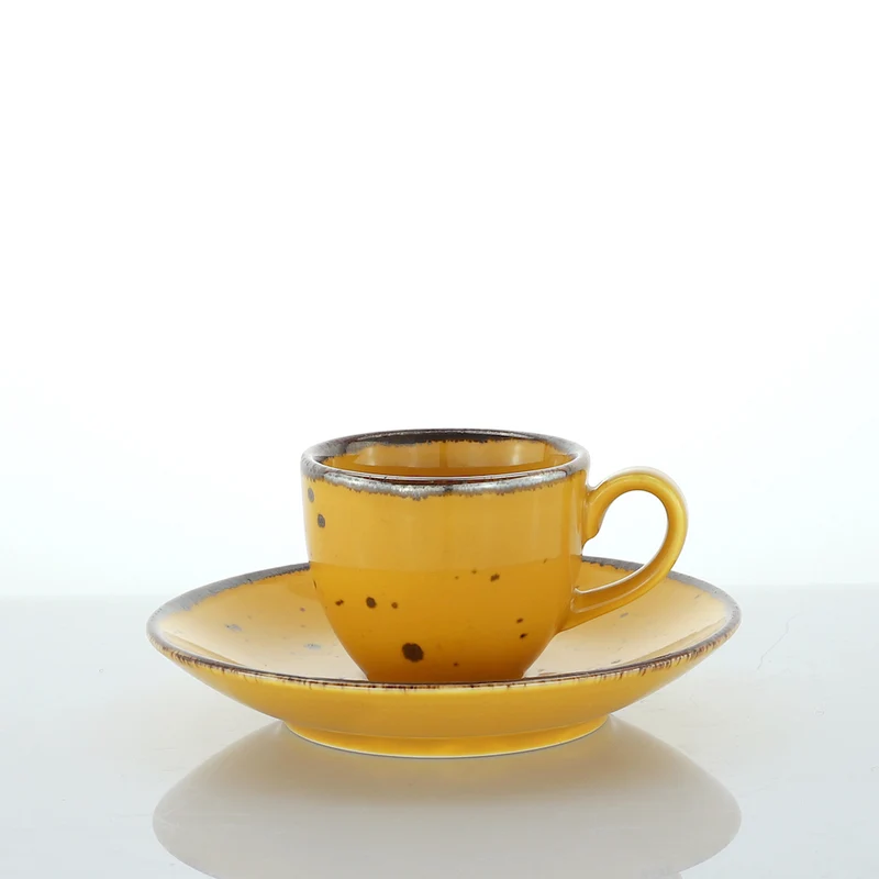 Set 6 tazze caffè Cottage Yellow