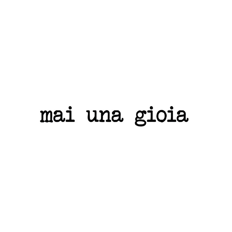 Piatto Frutta " Mai Una Gioia " - 21 cm
