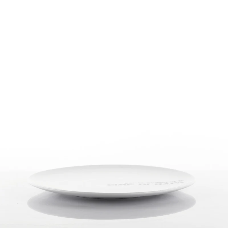 Piatto Piano " Per te scalerei le Cime Di Rapa" - 28,5 cm