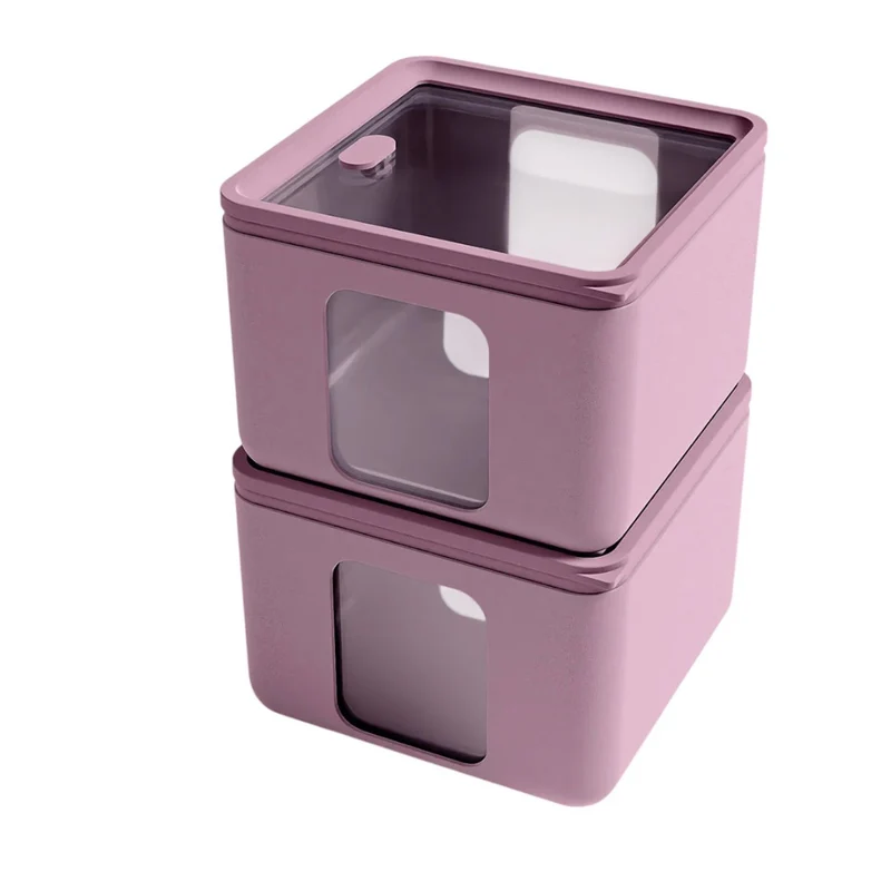 Blim PLUS Peek Box Contenitore Quadro 2 Pezzi 10x13cm Mauve