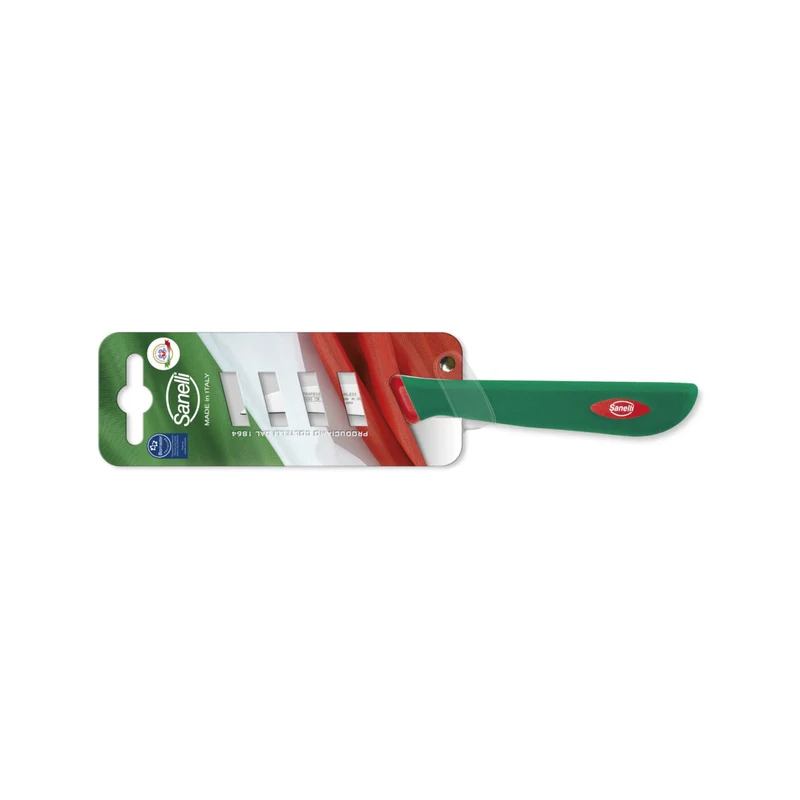 Coltello spelucchino sanelli cm.6 curvo per verdura