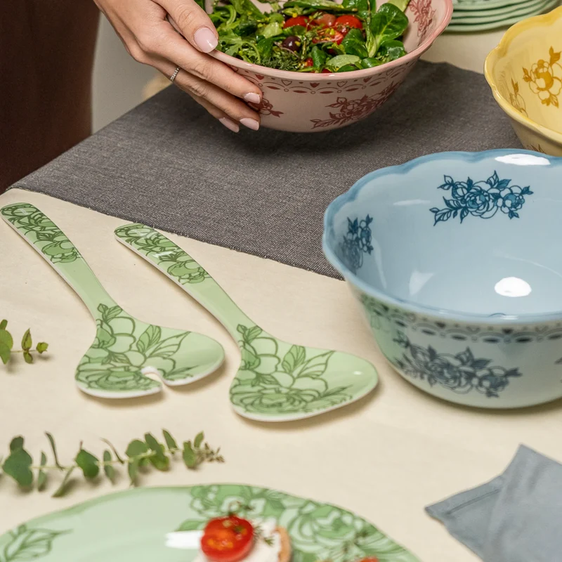 "JOSEPHINE" POSATE INSALATA - Dusty green