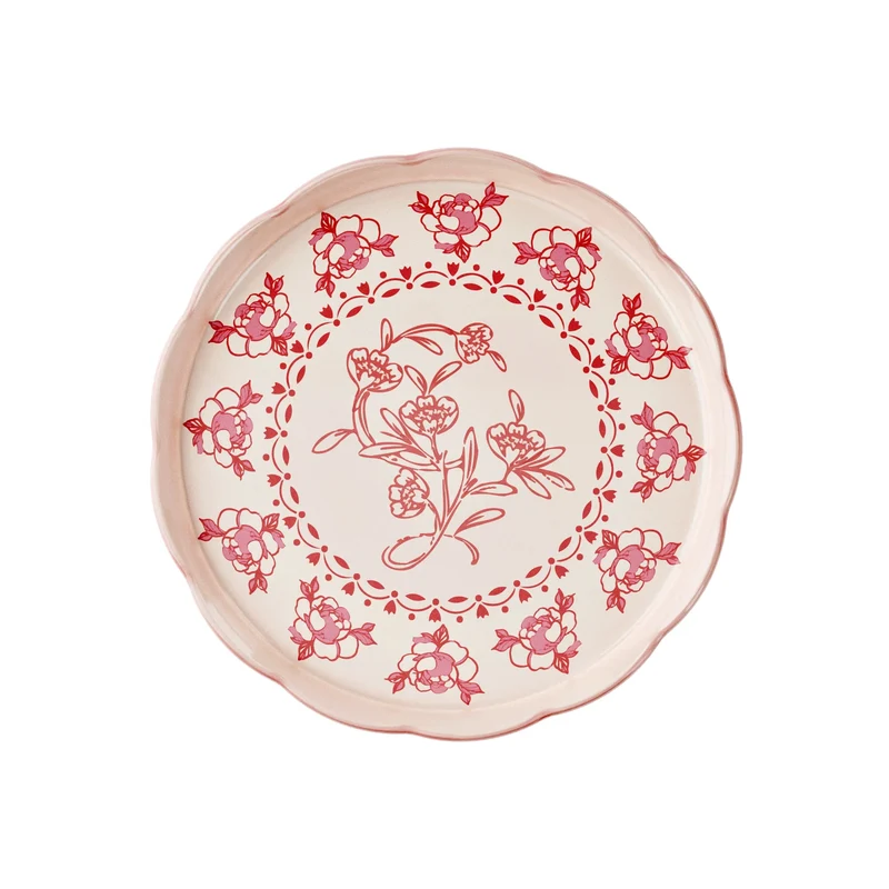 JOSEPHINE Vassoio Tondo Piccolo - Dusty pink