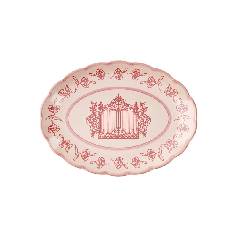 JOSEPHINE Vassoio Ovale Piccolo - Dusty pink