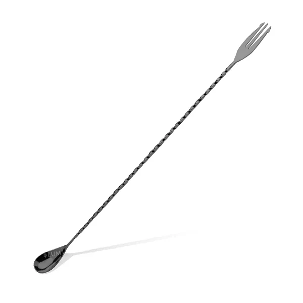 40 cm - Trident Bar Spoon Cucchiaio Miscelatore In Acciaio Inox