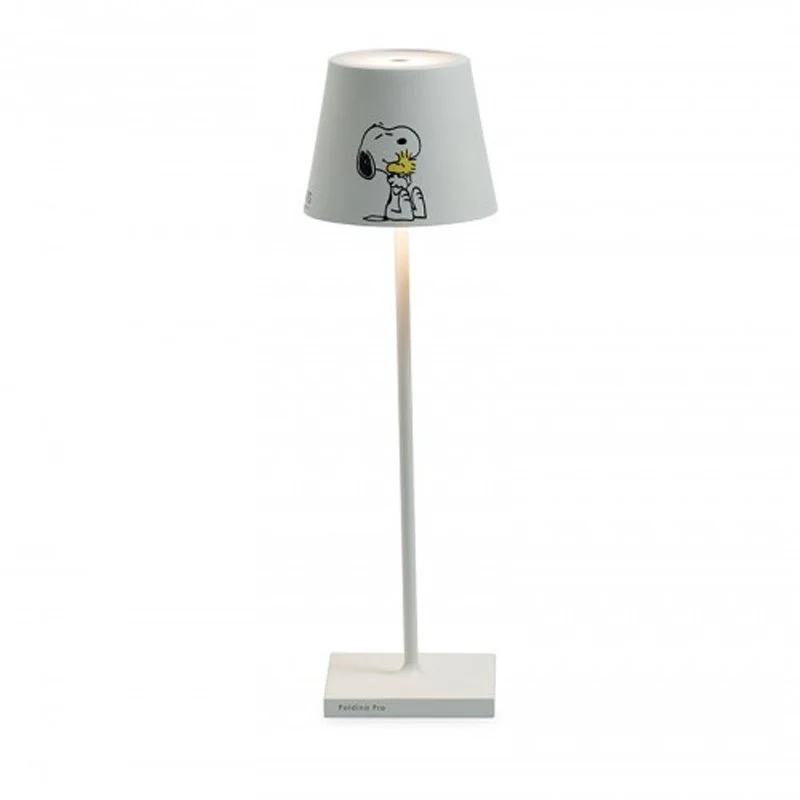 38 cm - Poldina X Peanuts Lampada Da Tavolo