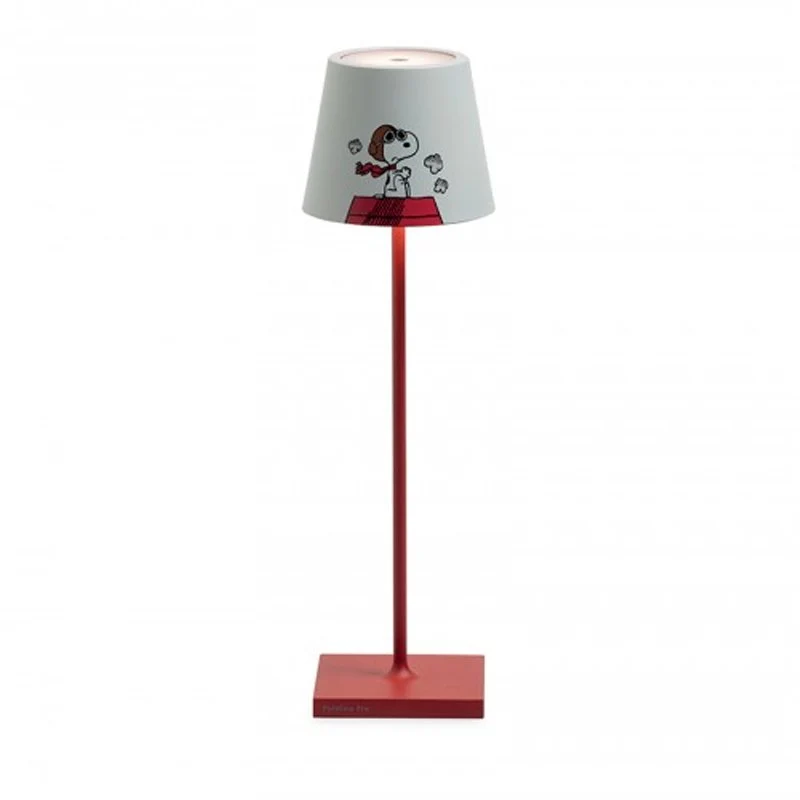 38 cm - Poldina X Peanuts Lampada Da Tavolo