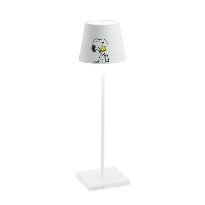 38 cm - Poldina X Peanuts Lampada Da Tavolo
