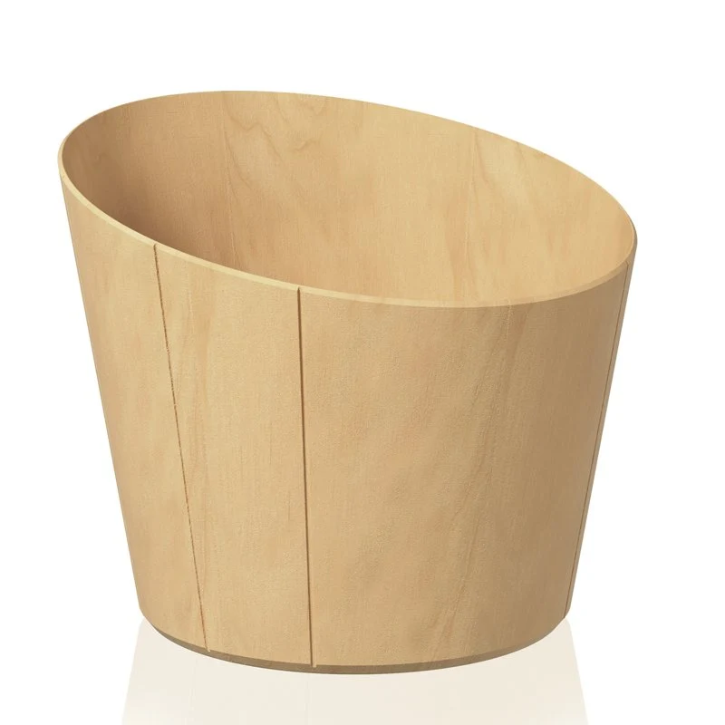 Ø 36.5 x H 31.5 cm - Timber Spumantiera Per 5 Bottiglie In EcoRec