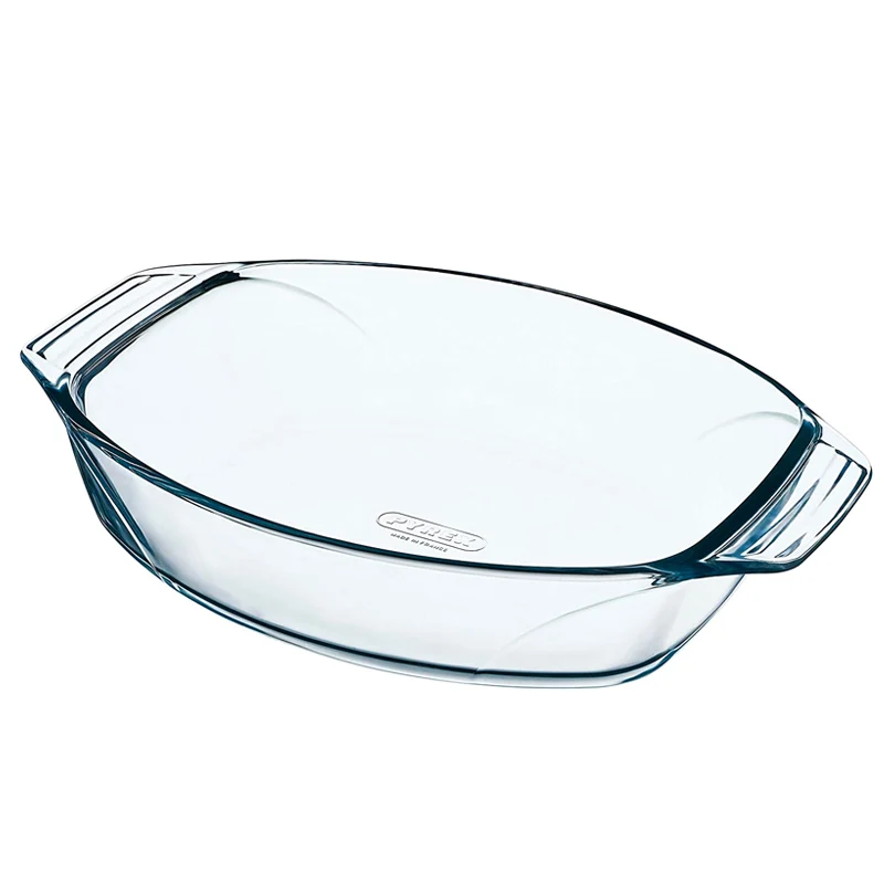 35x24 cm - Irresistible Pirofila Ovale In Vetro Borosilicato