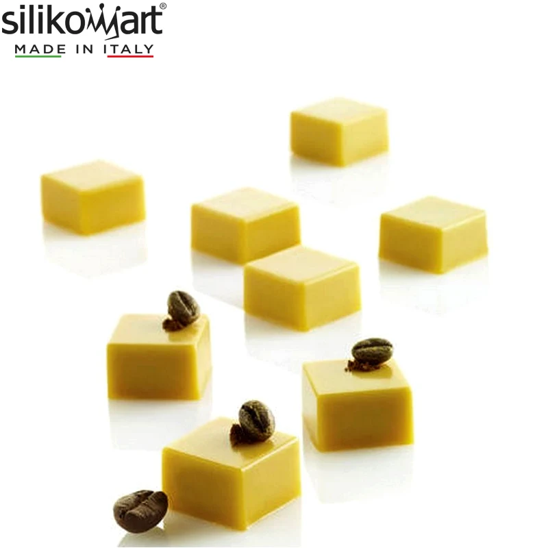 35 Forme Micro Square Stampo Quadratino In Silicone