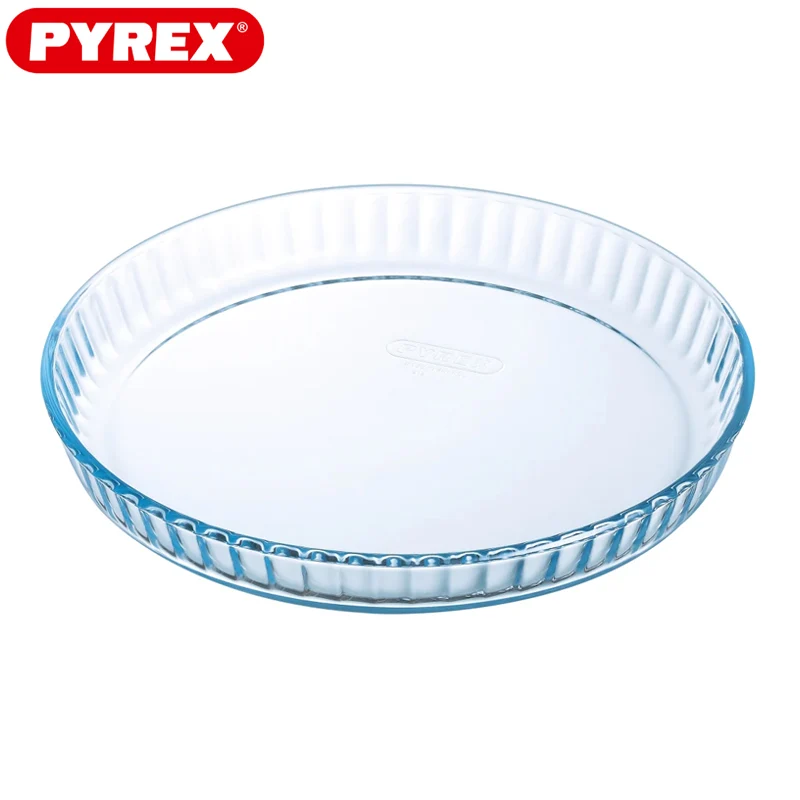 27 cm - Bake & Enjoy Stampo Crostata Rotonda In Vetro Borosilicato
