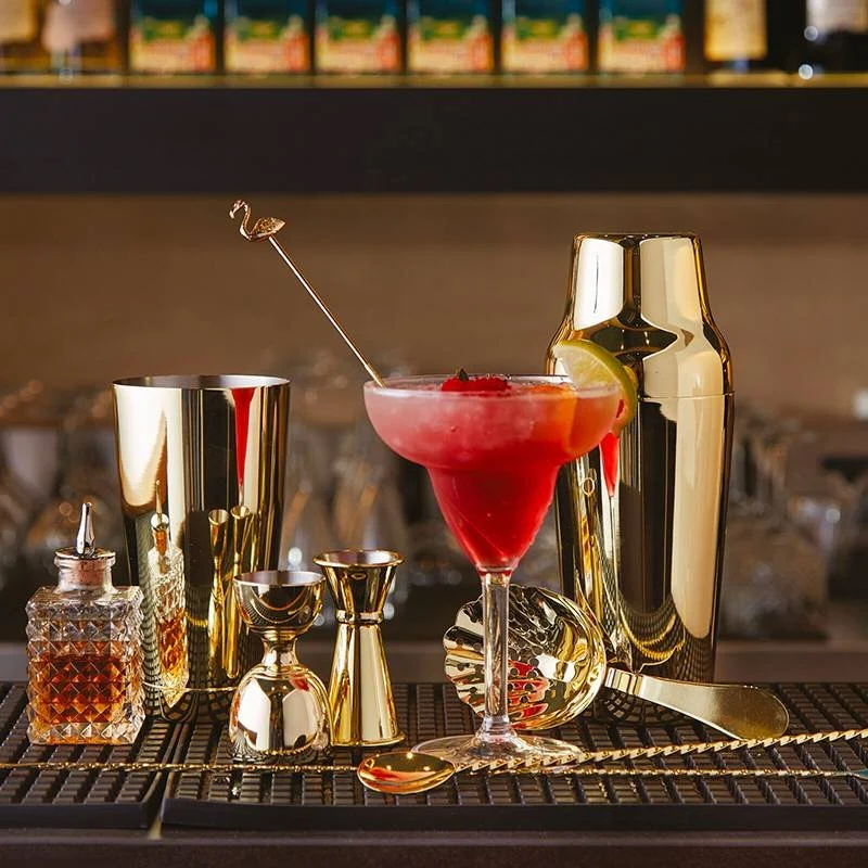 27 cm - Bar Happy Hour Bar Spoon In Acciaio Inox
