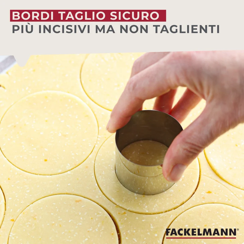 Coppapasta professionali in acciaio, set 6pz