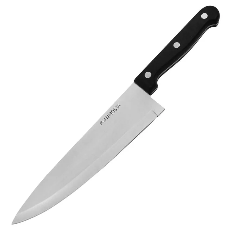 Coltello cucina lama larga 20,5 cm, Linea Mega