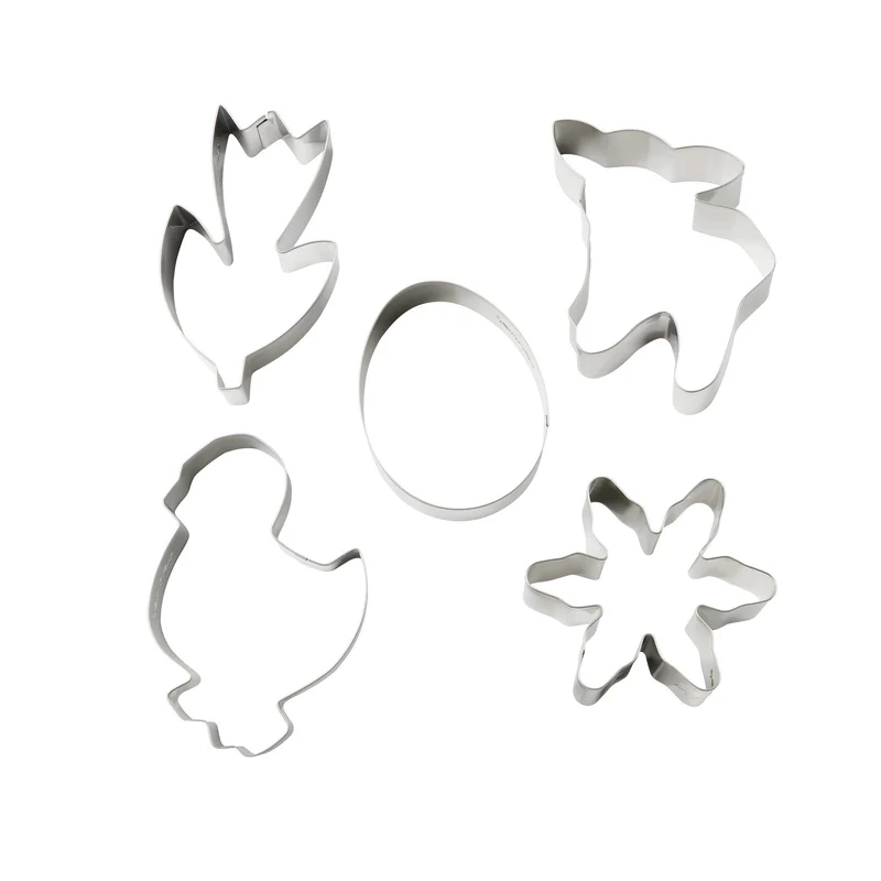Set 5 soggetti Pasquali primaverili forme assortite