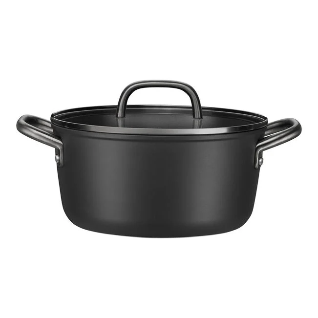MILANO Pentola in Alluminio con coperchio - 24 cm, CERAFORCE Titanium