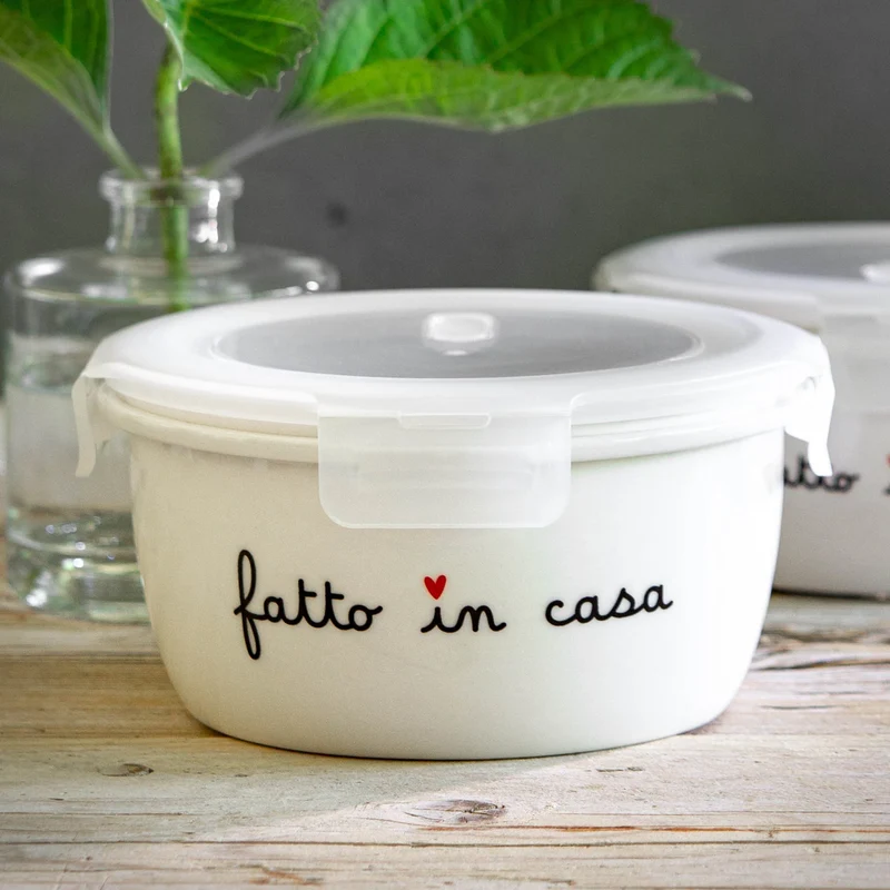 Contenitore rotondo "Fatto in casa" - tg. L