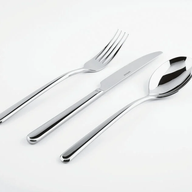 LINEAR Servizio tavola 24 PZ Monoblocco - Acciao Inox Mirror