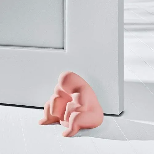 DéDé Fermaporta in resina termoplastica - Rosa
