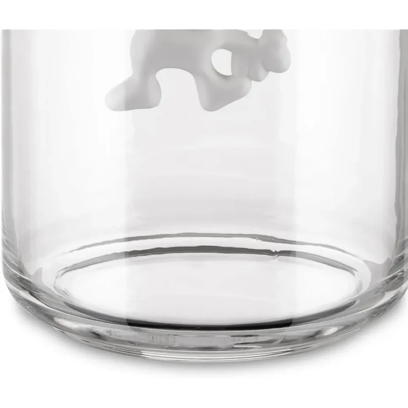 GIANNI Barattolo con coperchio in resina termoplastica - Bianco 140 CL
