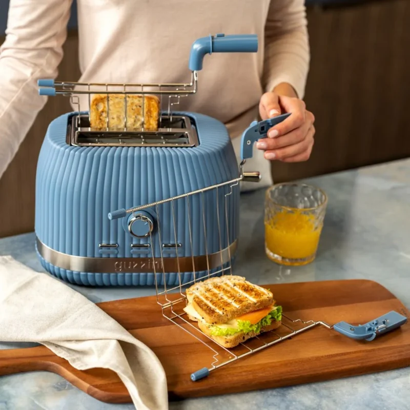 SOUSCHEF TOSTAPANE CON PINZE - Blue Navy