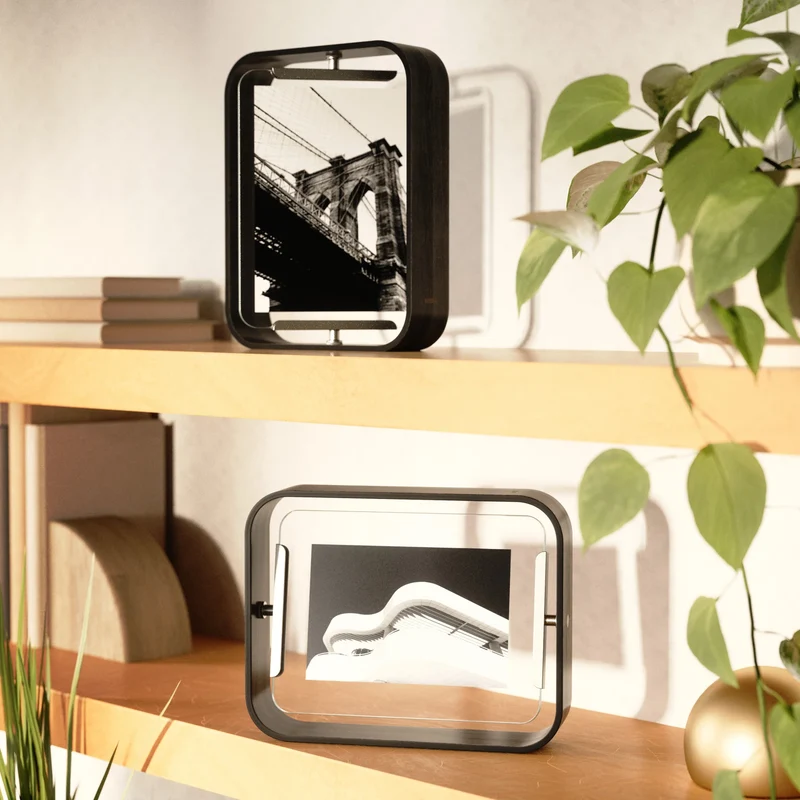 BELLWOOD Cornice per foto - 4X6 CM Nero