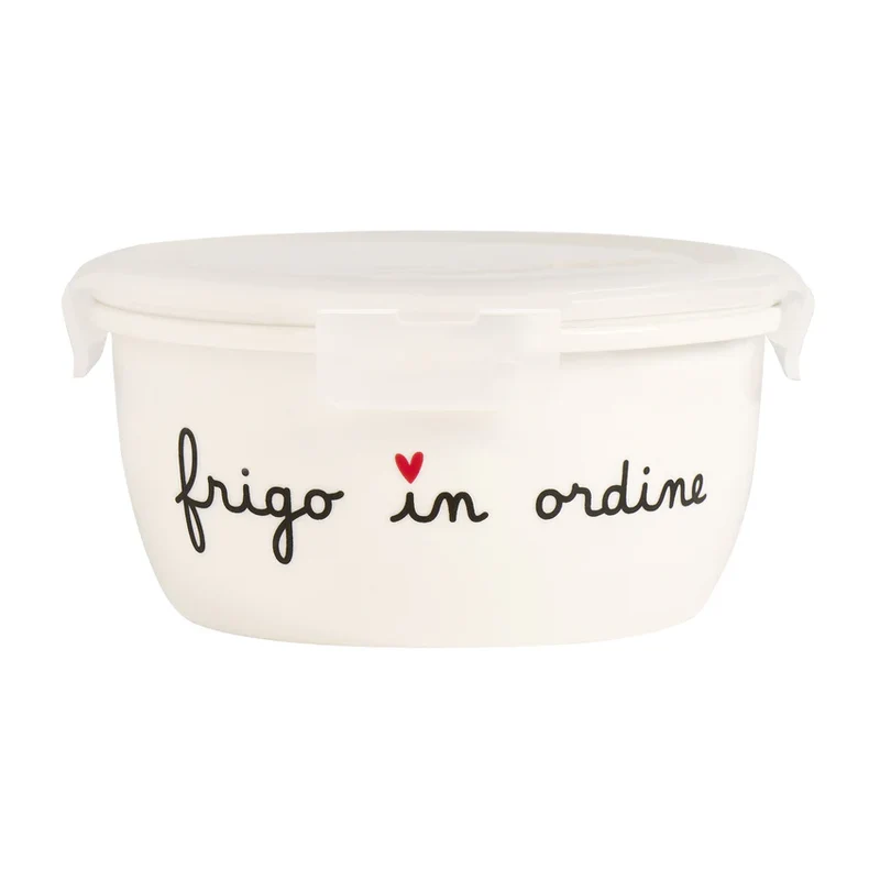 Contenitore rotondo "Frigo in ordine" - tg. XL