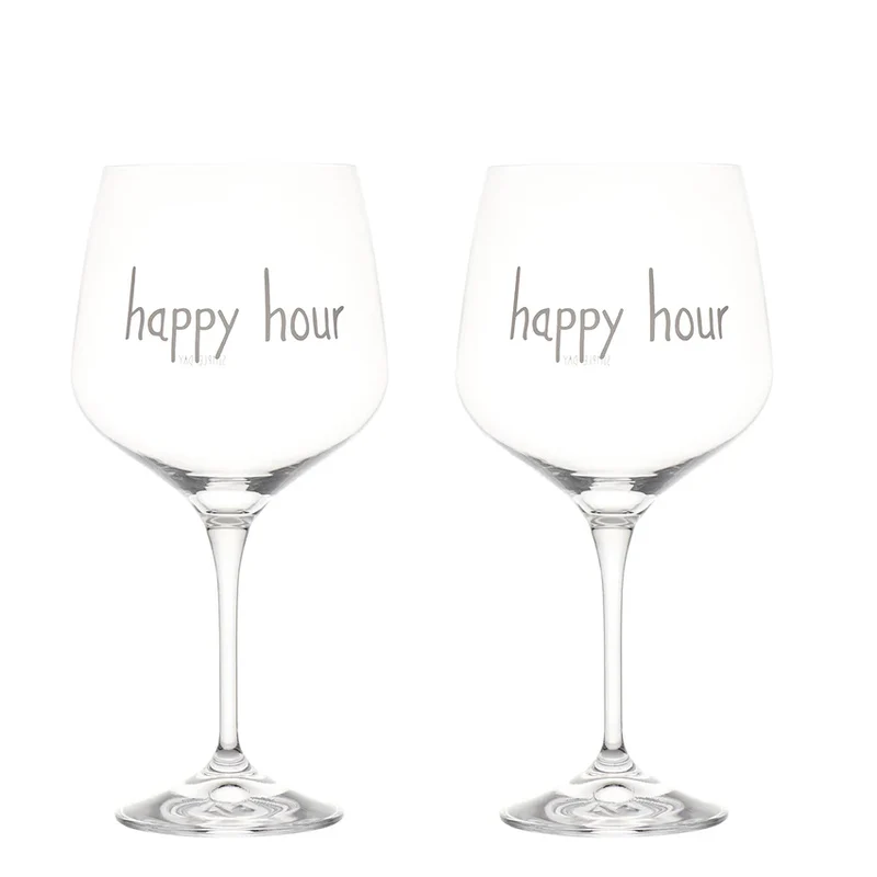 SET 2 calici cocktail "Happy Hour" 82 CL