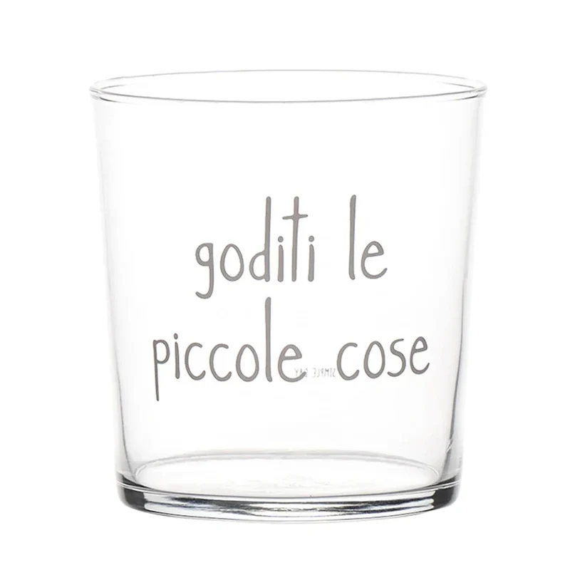 SET 6 bicchieri "Goditi le piccole cose" - 35 CL