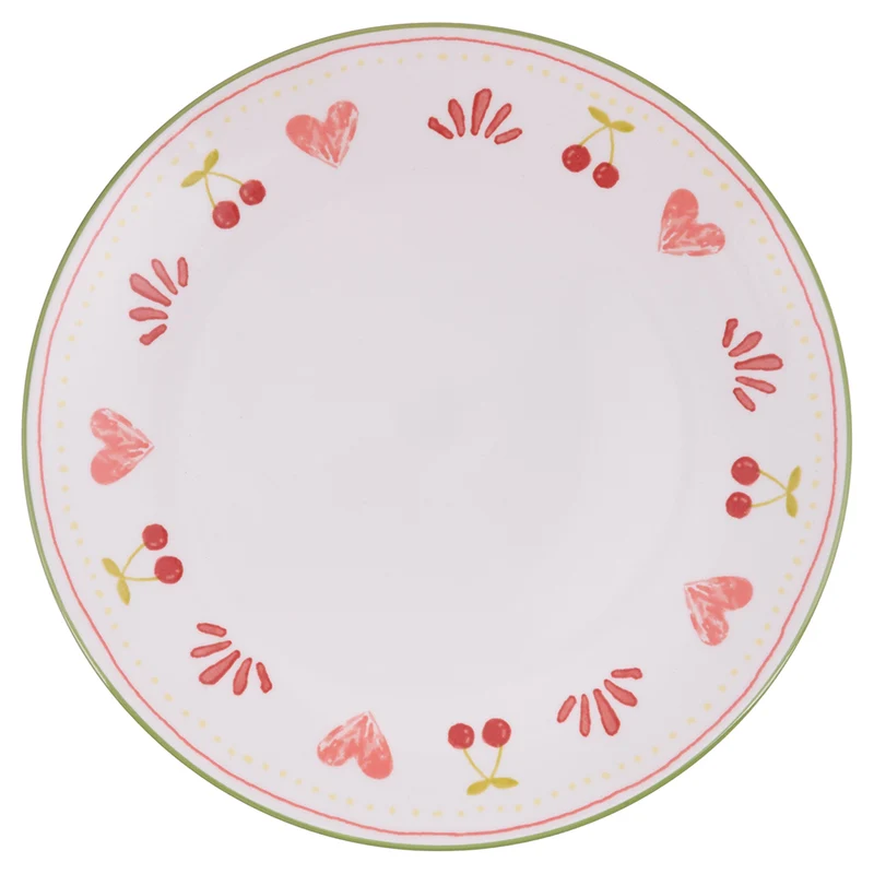 CHERRY HEART SERVIZIO DI PIATTI 18 PEZZI