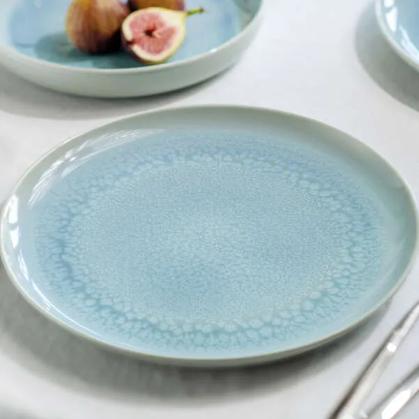 CRAFTED Piatto piano - Blu, Ø25,9 cm, Premium Porcelain