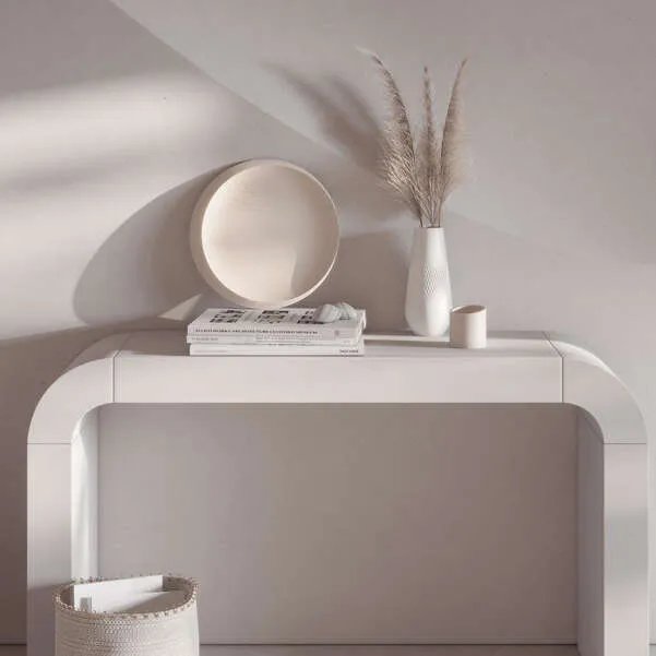 NEWMOON Piatto gourmet - Beige, Ø36,8 cm, Premium Porcelain