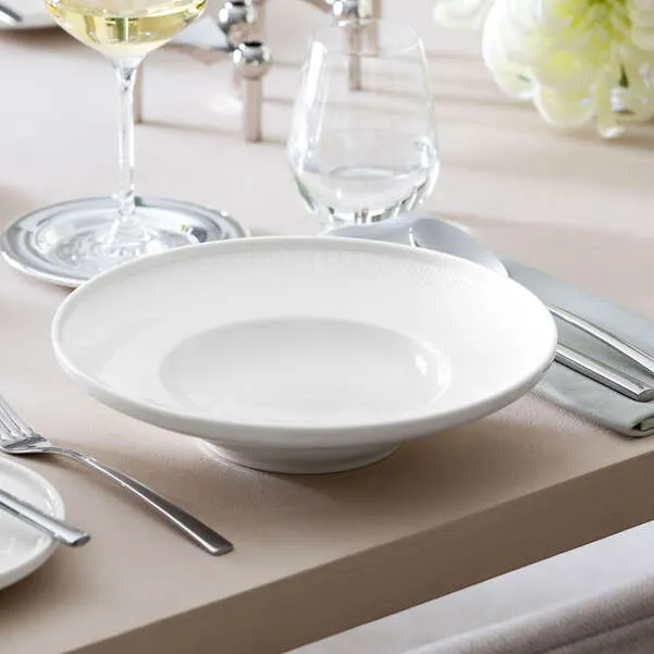 AFINA Piatto fondo - Bianco, Ø25 cm, Premium Porcelain