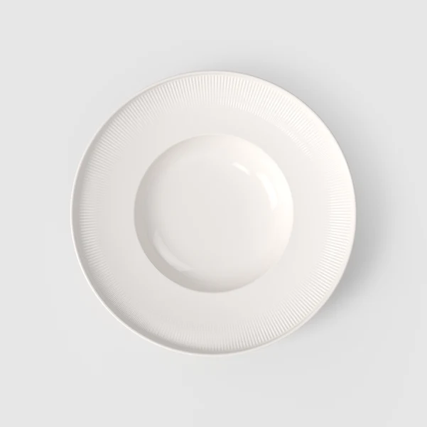 AFINA Piatto fondo - Bianco, Ø29,2 cm, Premium Porcelain