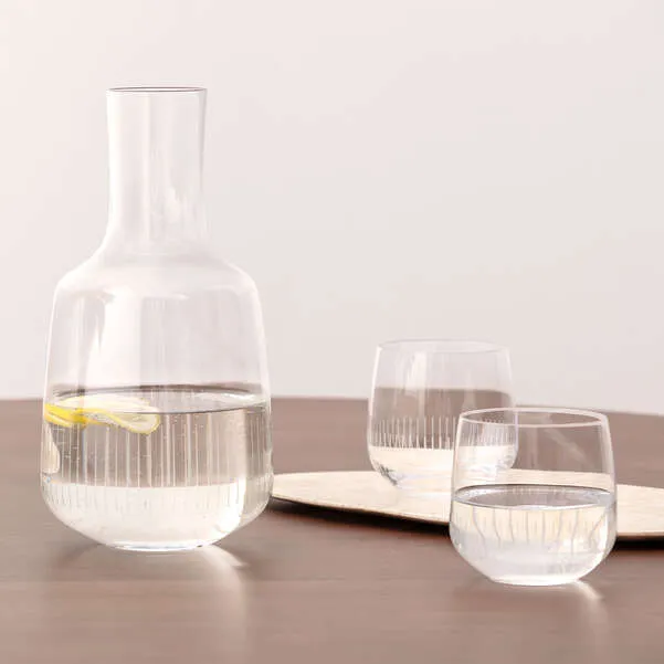 AFINA Caraffa da acqua/ succo trasparente - 1,2 l, cristallo