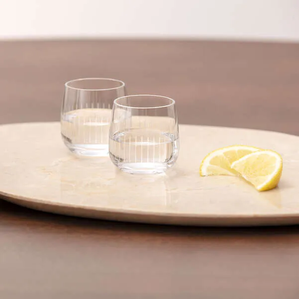 AFINA Bicchierino da shot trasparente - 40 ml, cristallo SET 4 PZ