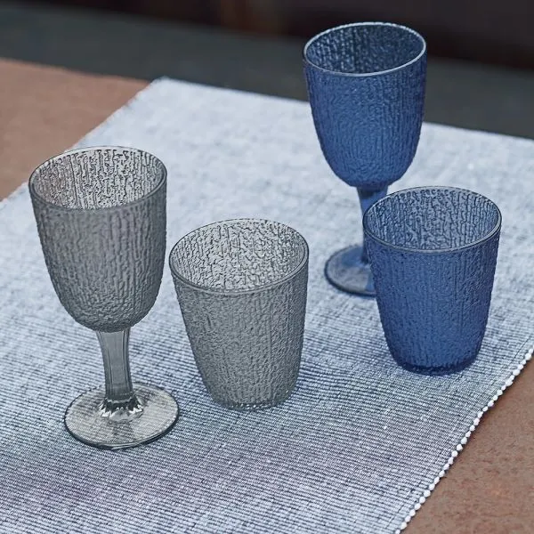SET 3 calici 250 cc DAVOR - Vetro Blu