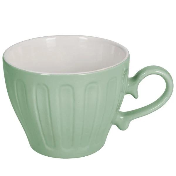 Tazza Colazione senza piatto 470 cc CAMILLE - Stoneware Verde