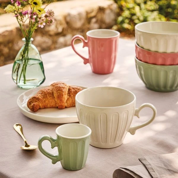 Tazza Colazione senza piatto 470 cc CAMILLE - Stoneware Verde