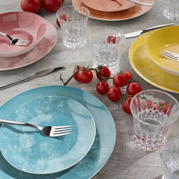 Servizio Tavola 18 pezzi FIESTA - Porcellana Multicolor