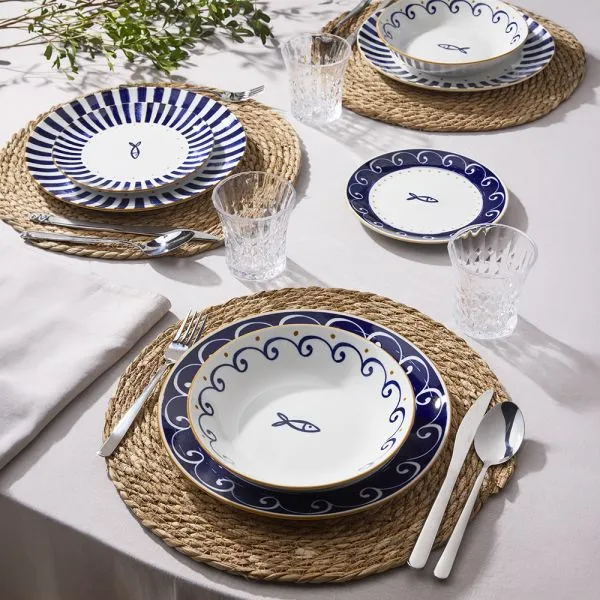 Servizio Tavola 18 pezzi SARDINIA - Porcellana Blu