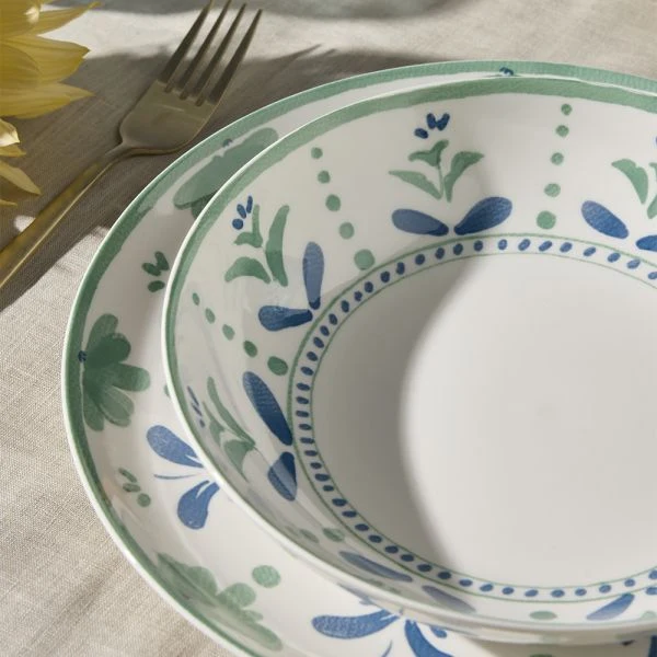 Servizio Tavola 18 pezzi POSITANO - Porcellana Multicolor