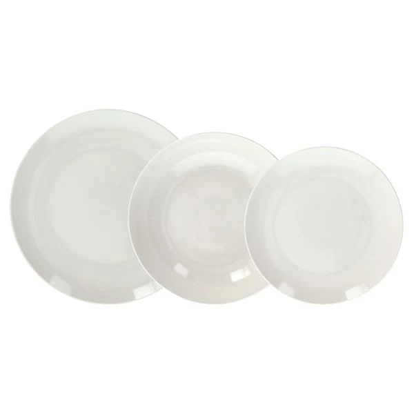 Servizio Tavola 18 pezzi MODUS - Porcellana Bianco